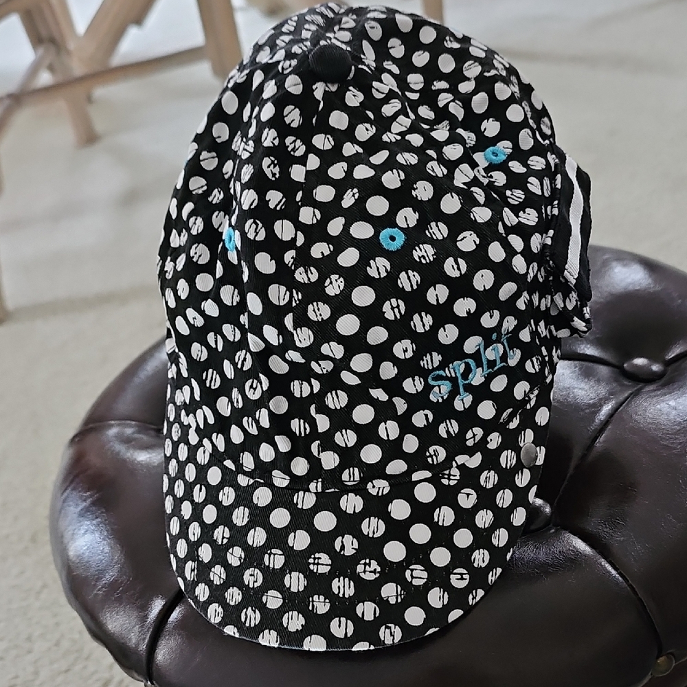 Split Vintage Women's Polka Dot Cap